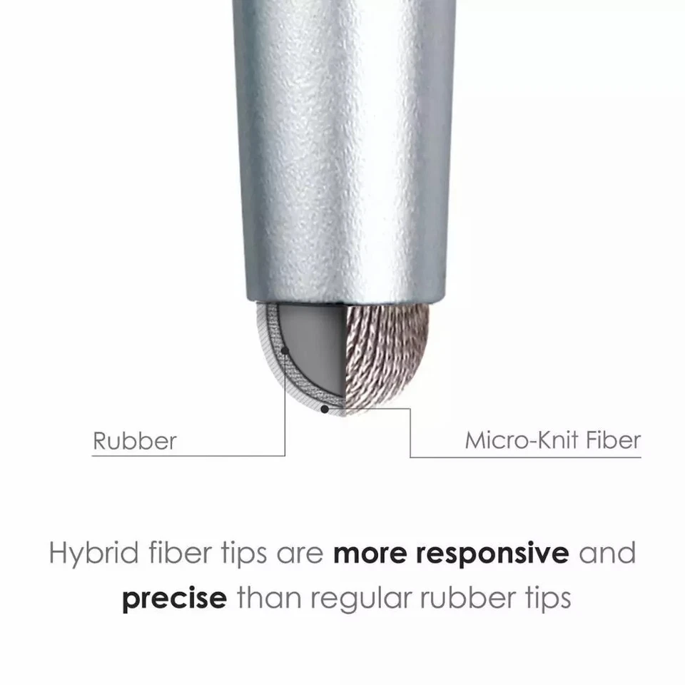 Drawing Stylus Pen Combo Universal Capacitive Touch Screen Fiber Fine Tips Pen - Image 4 of 4