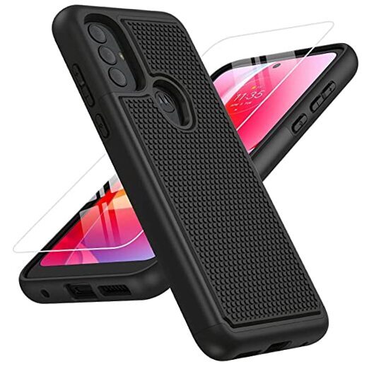 for Motorola Moto G Power 2022 Case: Moto G Play 2023 case & Moto Black Black
