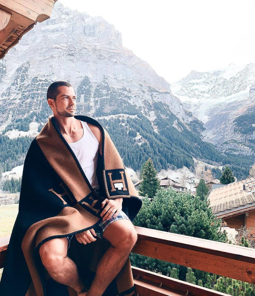 NEW Blanket Wool Cashmere Throw Plaid Blankets Shawl Aircraft Sofa 130*180cm - Image 3 of 4