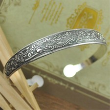 1pc Tibetan Tibet Silber Totem Armreif Armreif Frauen Retro Schmuck Elefanten