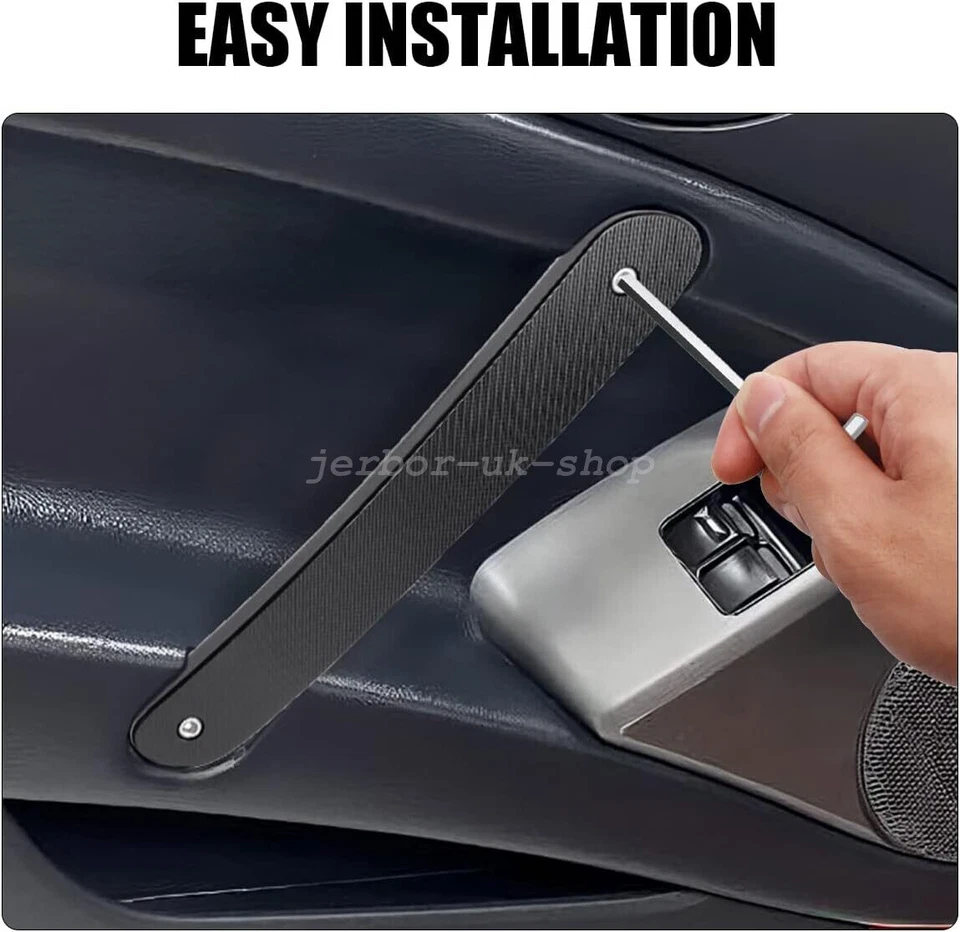 2x Aluminium Interior Door Pull Handle for Mitsubishi Eclipse & Spyder 2006-2012 - Image 4 of 4