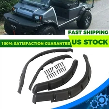4PCS Front Rear Fender Flares For Club Car DS 1993 1994-UP Golf Carts W/Screws