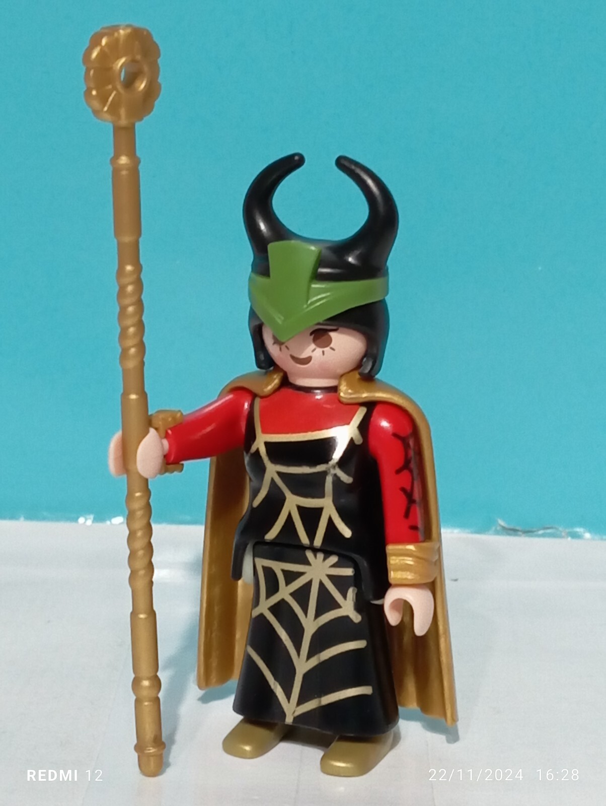 PLAYMOBIL FIGURA MALEFICA BRUJA MALVADA BOSQUE MAGICO FANTASIA HALLOWEEN