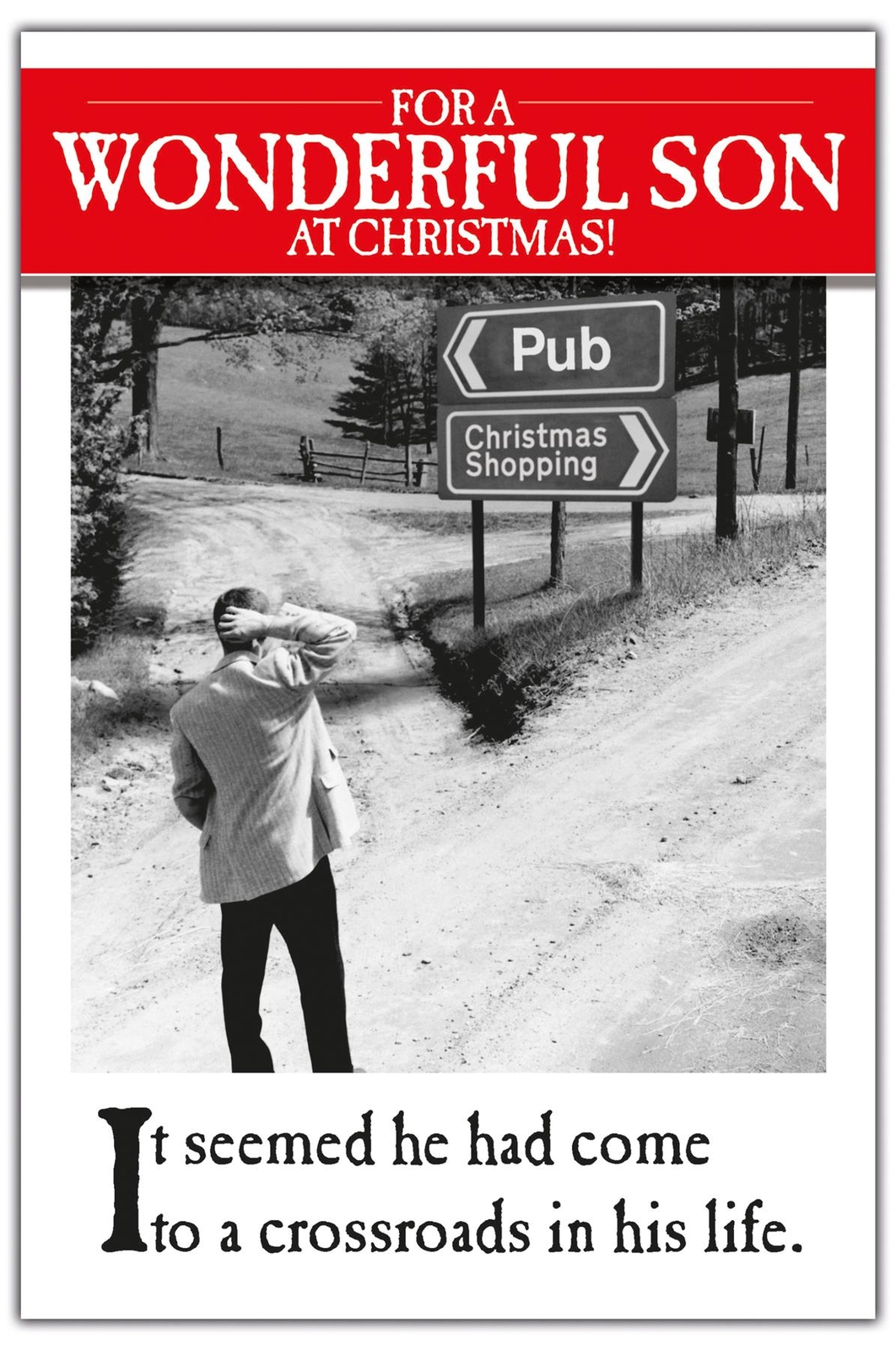 Son Christmas Card, Funny Christmas Card Son, Xmas Card For Son, Son Christmas