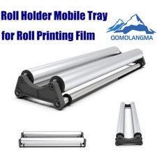 USA Aluminum Media Roll Holder Mobile Tray Roller for Printing Vinyl Film