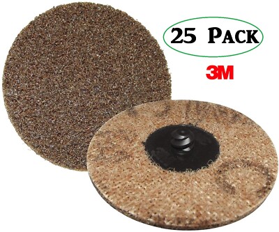 Lot of (25) 3M Scotch-Brite Roloc Surface Cond. Disc, 2'' Coarse - FREE Ship