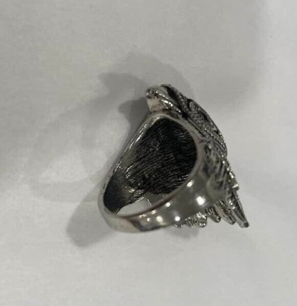 Hawk Ring, Punk Eagle Head Ring/Celtic Eagle Ring… - image 5