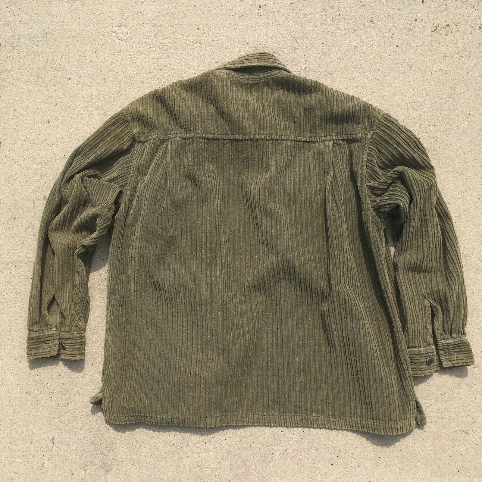 VTG Quicksilver Jacket Men's Medium Salt Water Denim Corduroy 90s Grunge Skate - product detail image 6