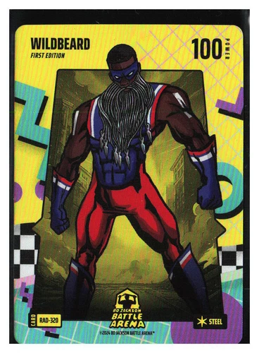 Bo Jackson Battle Arena Wildbeard James Harden Rad Steel Battlefoil