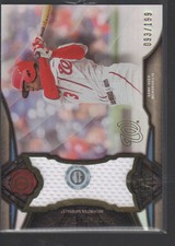 MICHAEL TAYLOR  2016 TOPPS TRIPLE THREADS STAMP OF APPROVAL RELIC #SOA-MT/199