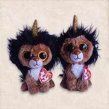 2 Ty Ramsey Unicorn Lion Beanie Boos Ty Silk 2021 Pair Twins Plush Stuffed Toy