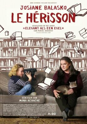 LE   HERISSON          filmposter    NL.   gerollt.