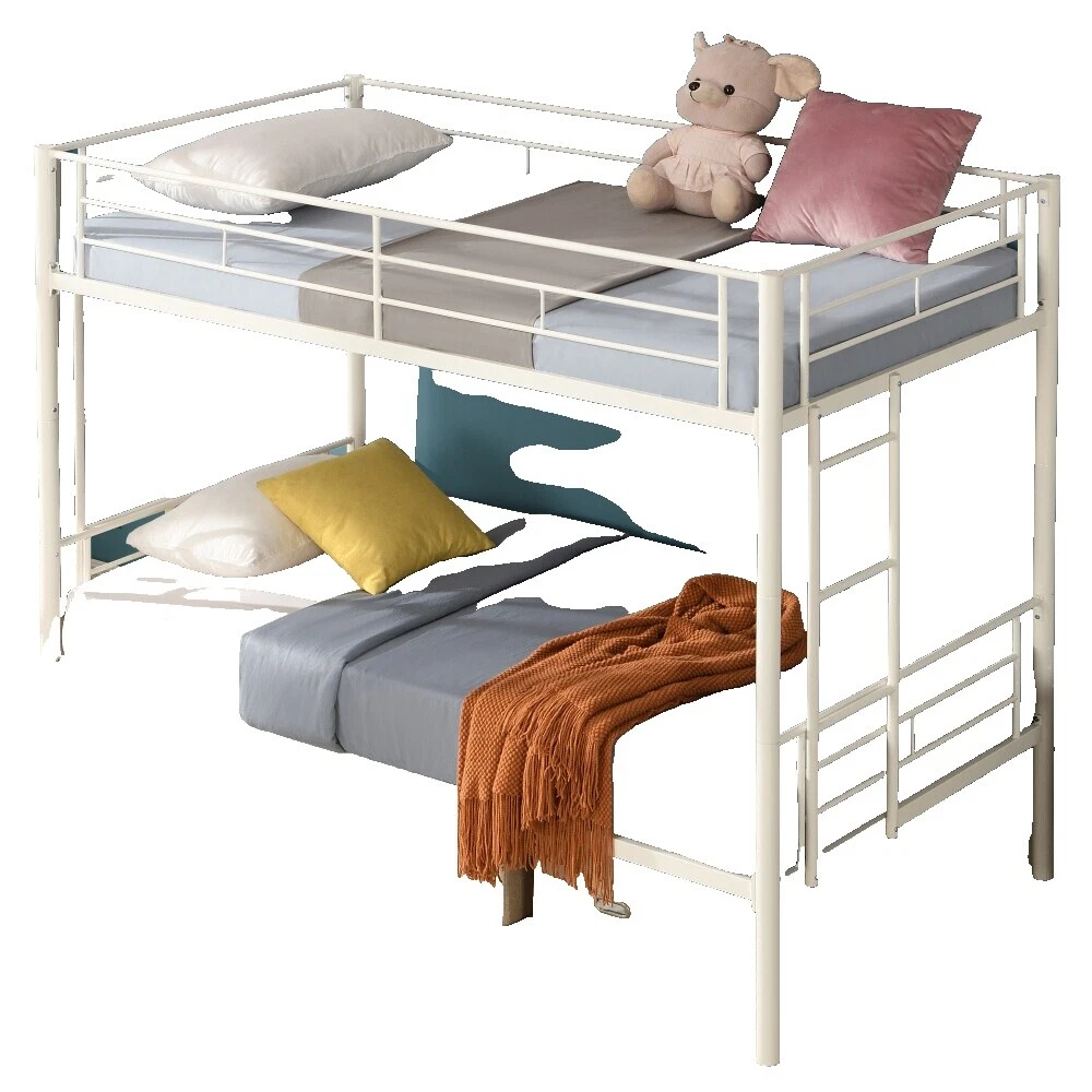 White Metal Bunk Bed Frames