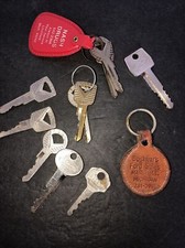 Vintage Ford Motor FoMoCo Car keys & keychain Boshears Ford Marshall MI