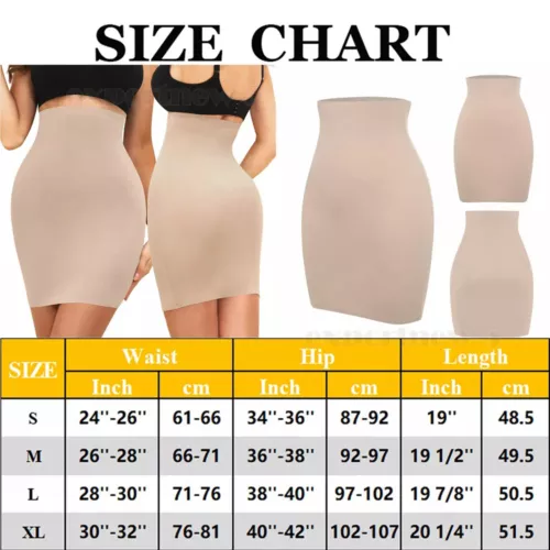 Women Shaping Half Slips Body Shaper Under Skirt Tummy Control Slimming Slip - Bild 21 von 23