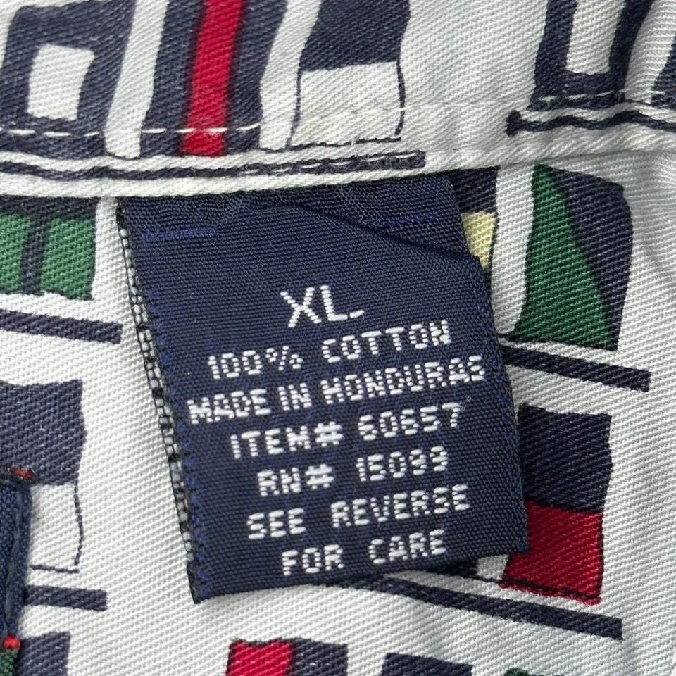 Trader Bay Graphic Patterned Shirt - XL Multicoloured Cotton - Image 4 of 4