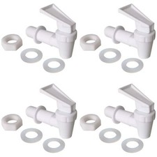 4 Water Spigot Tap Beverage Dispenser Jug Cooler Spout Bucket Bottle Replacement