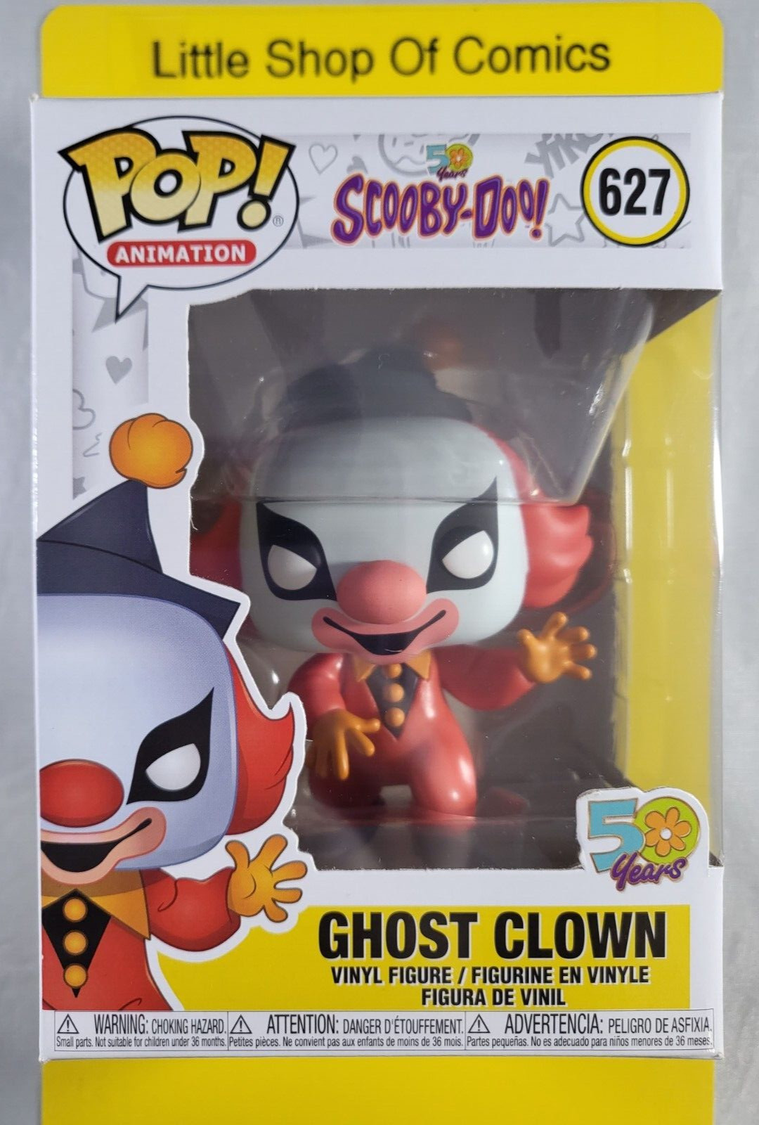 Funko Pop! Animation Scooby-Doo Ghost Clown #627 Vinyl Figure See Photos