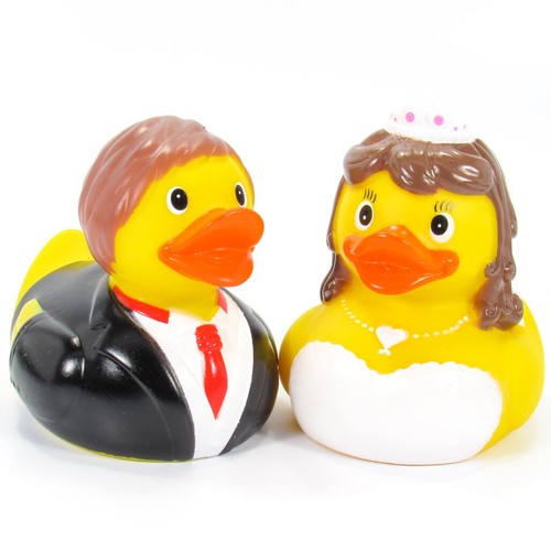 Pato de goma Bride & Groom (juego de boda) - Imagen 3 de 3