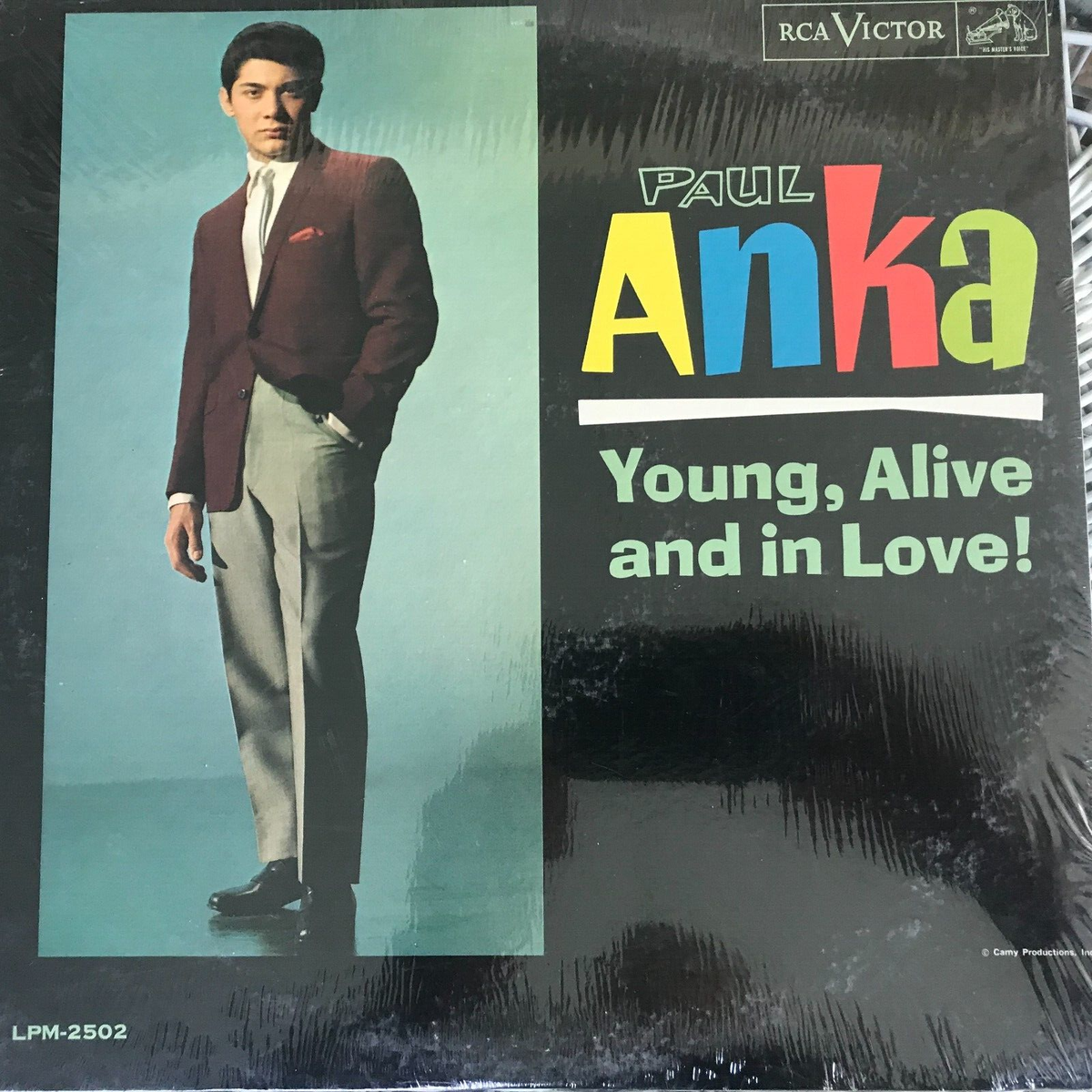 Paul Anka Young Alive and in Love 1962 Vinyl RCA LPM-2502 STILL