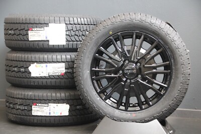 VW Bus T5 T6.1 Räder Alufelgen Dezent schwarz Yokohama Off Road Ganzjahresreifen