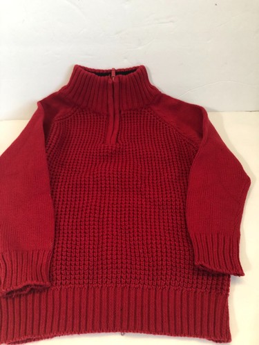 Maglione Cozeeme Maniche Lunghe Cerniera Bambini Rosso 3T NUOVO! - Foto 2 di 4