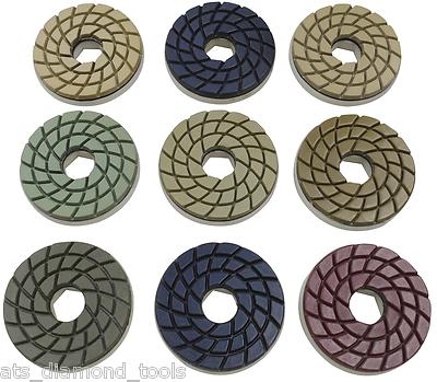 100 mm (4'') Schnecke Rückenkante Boden Diamant Polierpads Granit Marmor Beton