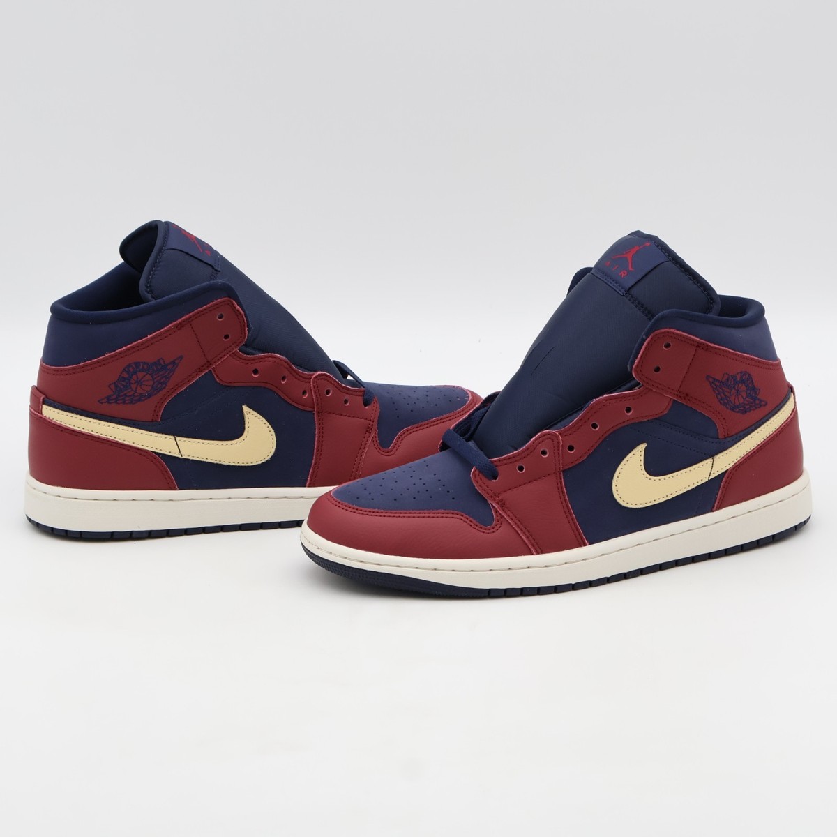 IO7449-600 Nike Air Jordan 1 Mid Team Red (Men's) | eBay
