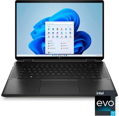 2022 HP Spectre 2-in-1 16'' 4K UHD+ Touch Laptop  i7-1260p 16GB 1TB SSD Black