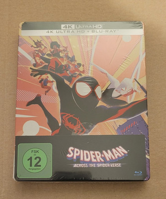 SPIDER-MAN - Across the Spider-Verse - Steelbook 4K UHD+BLU-RAY NEU&OVP - MARVEL