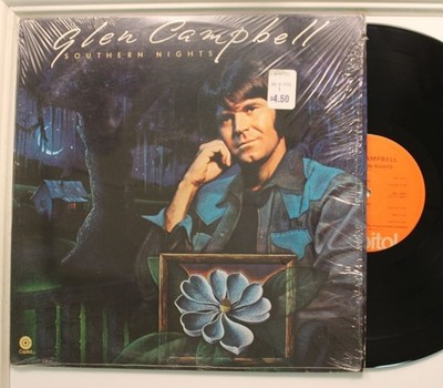Glen Campbell Lp Southern Nights On Capitol - Vg++ To Nm / Vg++ To Nm (In Shrink