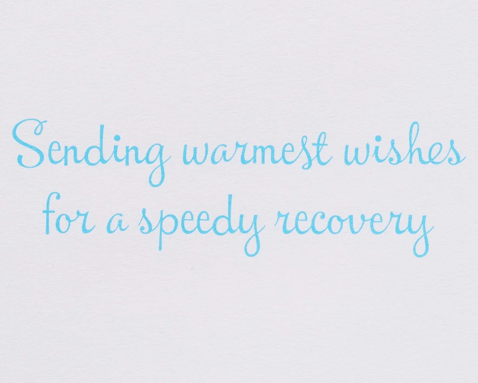 Papyrus Get Well Card Speedy Recovery Envelope Premium Design Healing Wishes - Image 3 of 4