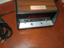 Vintage Sears Alarm Clock Roebuck Tradition Tested Works Hong Kong 6 x 3.5 x 3"