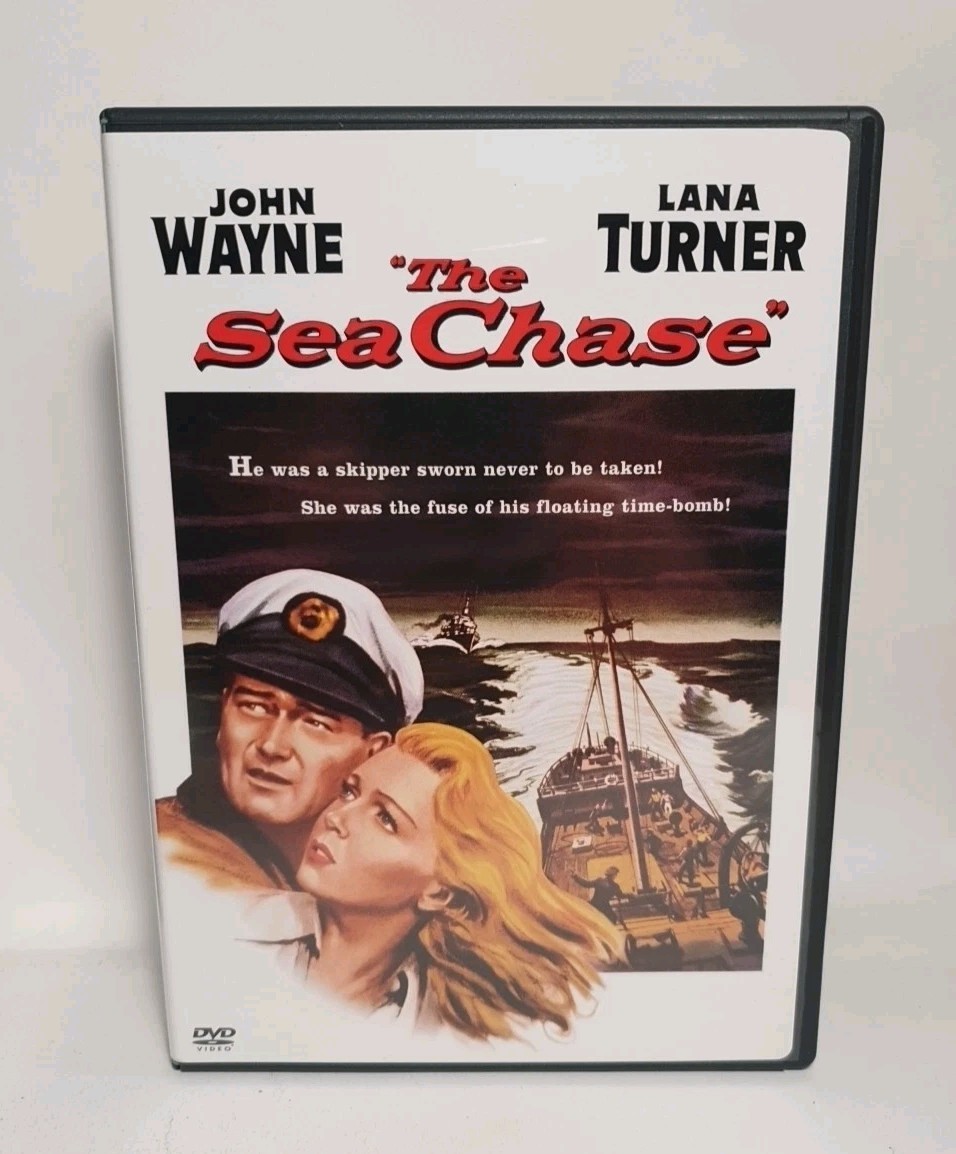 THE SEA CHASE 1955 DVD John Wayne Lana Turner US Import Region 1 Dvd