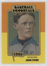 1980-84 SSPC Baseball Immortals 1st Printing Johnny Evers #42 HOF fo7