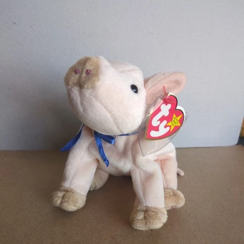 Vintage TY Beanie Baby -1999 KNUCKLES The  PIG Orig Tag