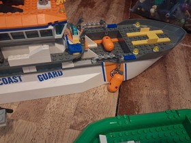 Lego City Coast Guard 60014 Used Incomplete City Manuals