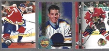 CURTIS BROWN AND TWO OTHER AUTOGRAPHED NHL AND CHL ICE  HOCKEY CARDS