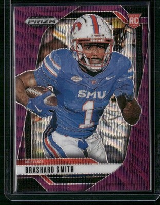 2025 Panini Prizm Draft Picks #110 Brashard Smith Prizms Purple Wave