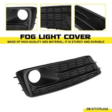 For 2020-23 Subaru Impreza Fog Light Cover Front Left Driver Side Textured Black