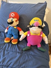 Rare Super Mario 2004 Kelley Toy Mario  Wario Plush