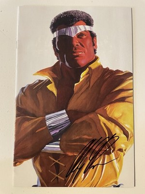 Damaged Power Man: Timeless #4 Signed Alex Ross w/COA Virgin Variant Cover Comic