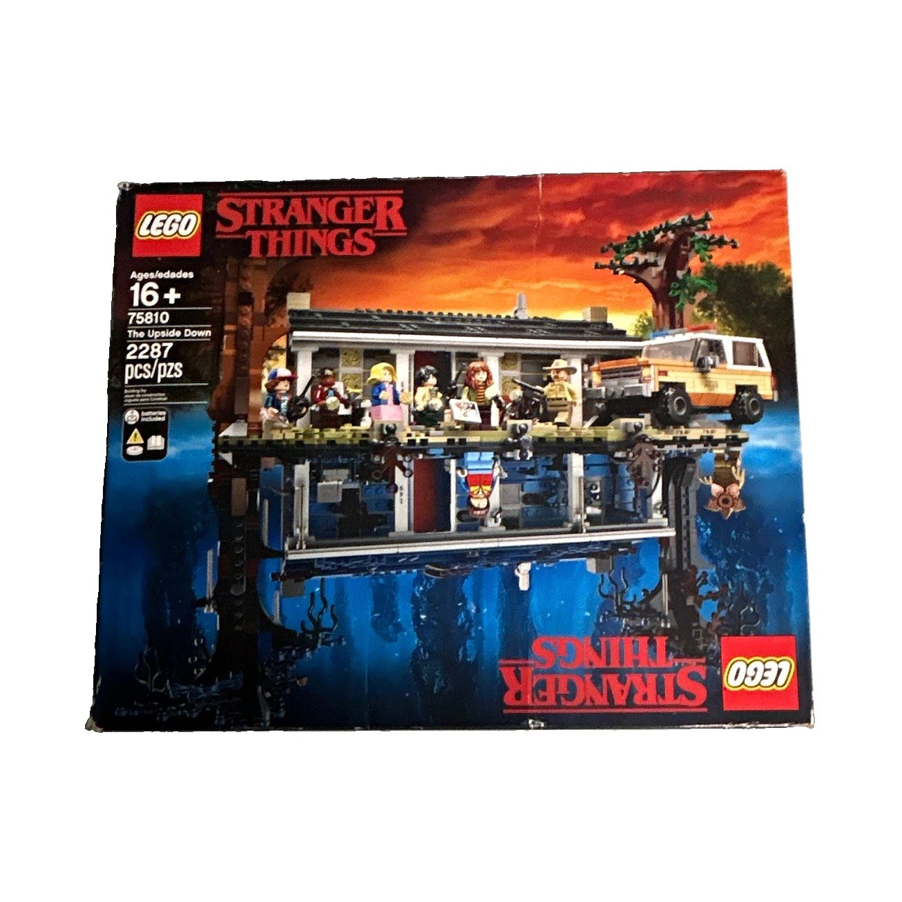 LEGO Stranger Things The Upside Down 75810 Complete Set 2287pcs Brick Separator