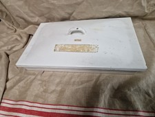 alte Email Emaille Schale Sch&uuml;ssel mit Deckel f&uuml;r &Auml;rztliches Besteck  (J)