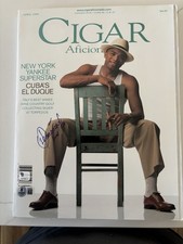 Orlando Hernandez Yankees RARE Signed Cigar Aficionado Magazine Beckett BAS