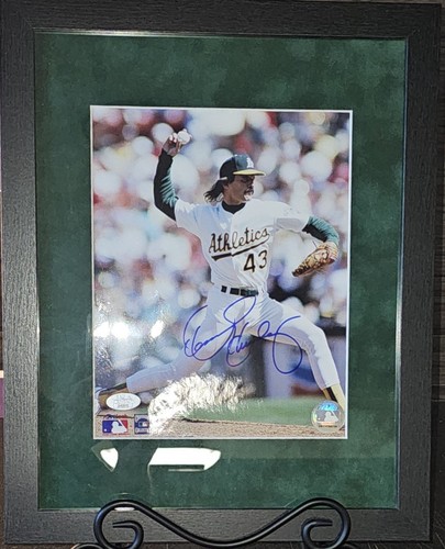 Dennis Eckersley Oakland A's signiert gerahmt 8x10 Foto JSA COA - Bild 1 von 2