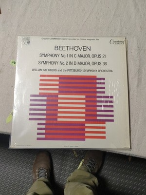 Beethoven Symphony 1 & 2 Steinberg 35mm Command Classics CC 11024 SD LP NM- 