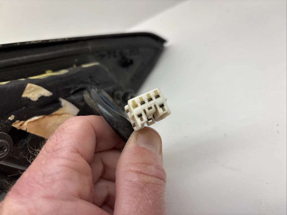 Espelho elétrico Volvo S40 visão lateral para motorista 2000-2004 preto - Imagem 4 de 4