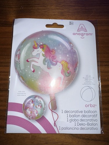 Unicorn Decorative Foil Balloon 15” Anagram - Picture 1 of 2