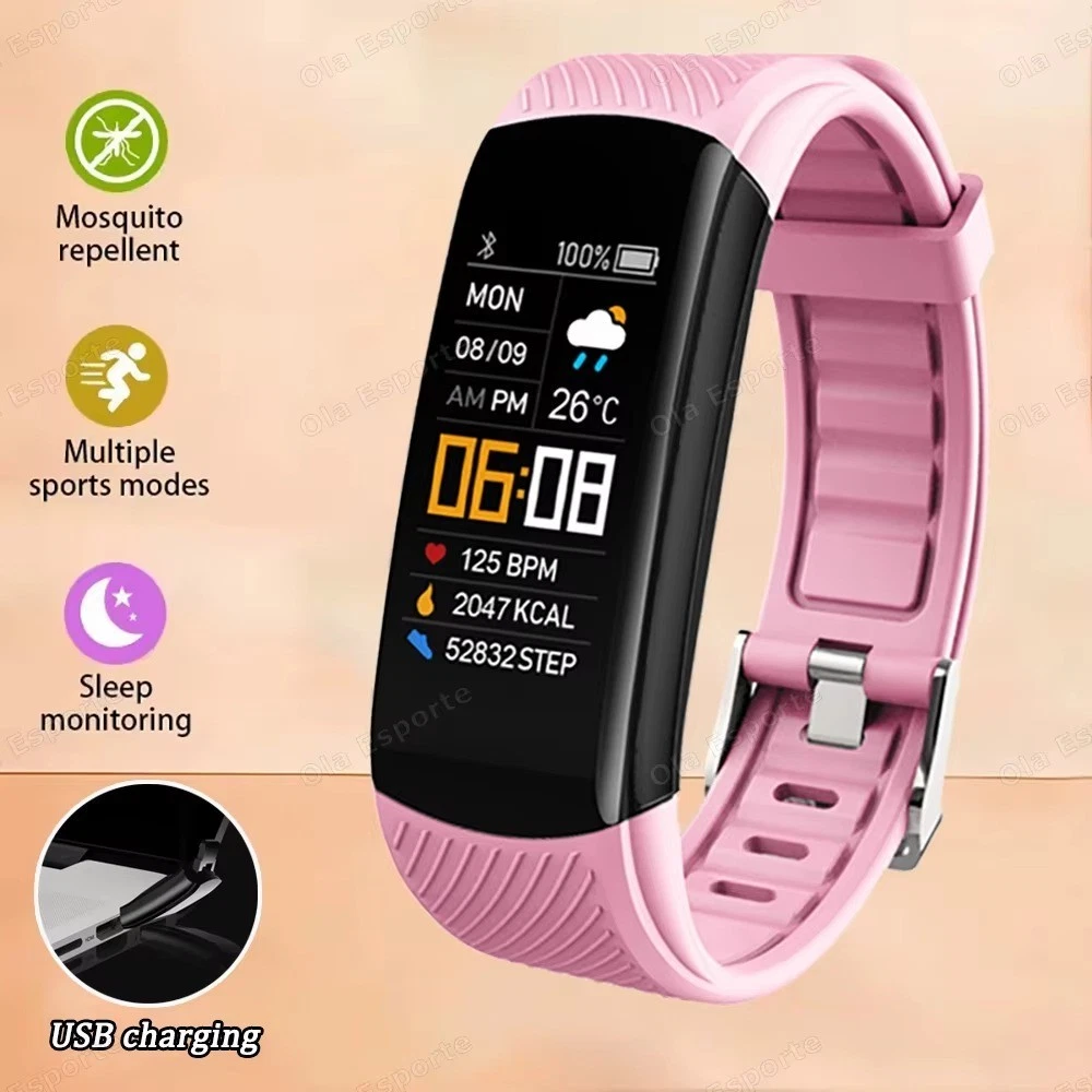 Smart Fitness Tracker Watch Heart Rate Monitor Sleep Steps Swim Waterproof ML16C
Opens in a new wind